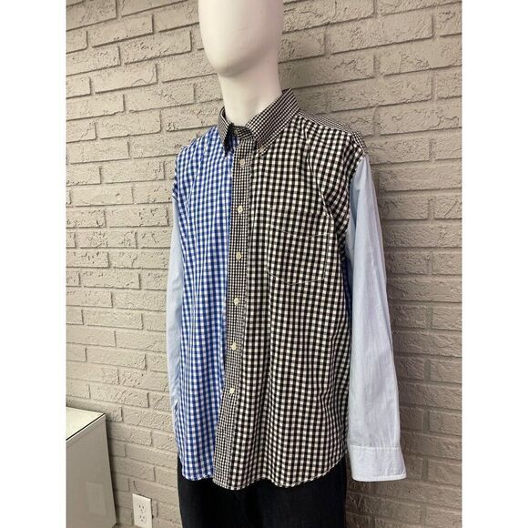 Tommy Hilfiger Men Multicolored Gingham Long Sleeve Button Down Shirt Size XL - Picture 5 of 9